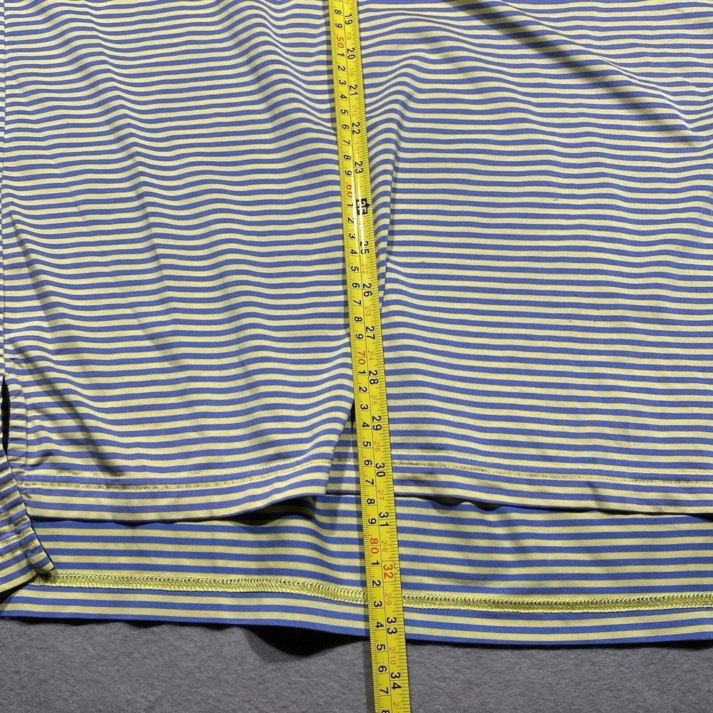 RLX Ralph Lauren Polo Shirt Mens Xl Striped Short Sleeve Performance Golf‎